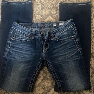 Miss Me Dark Blue Boot Cut Jeans